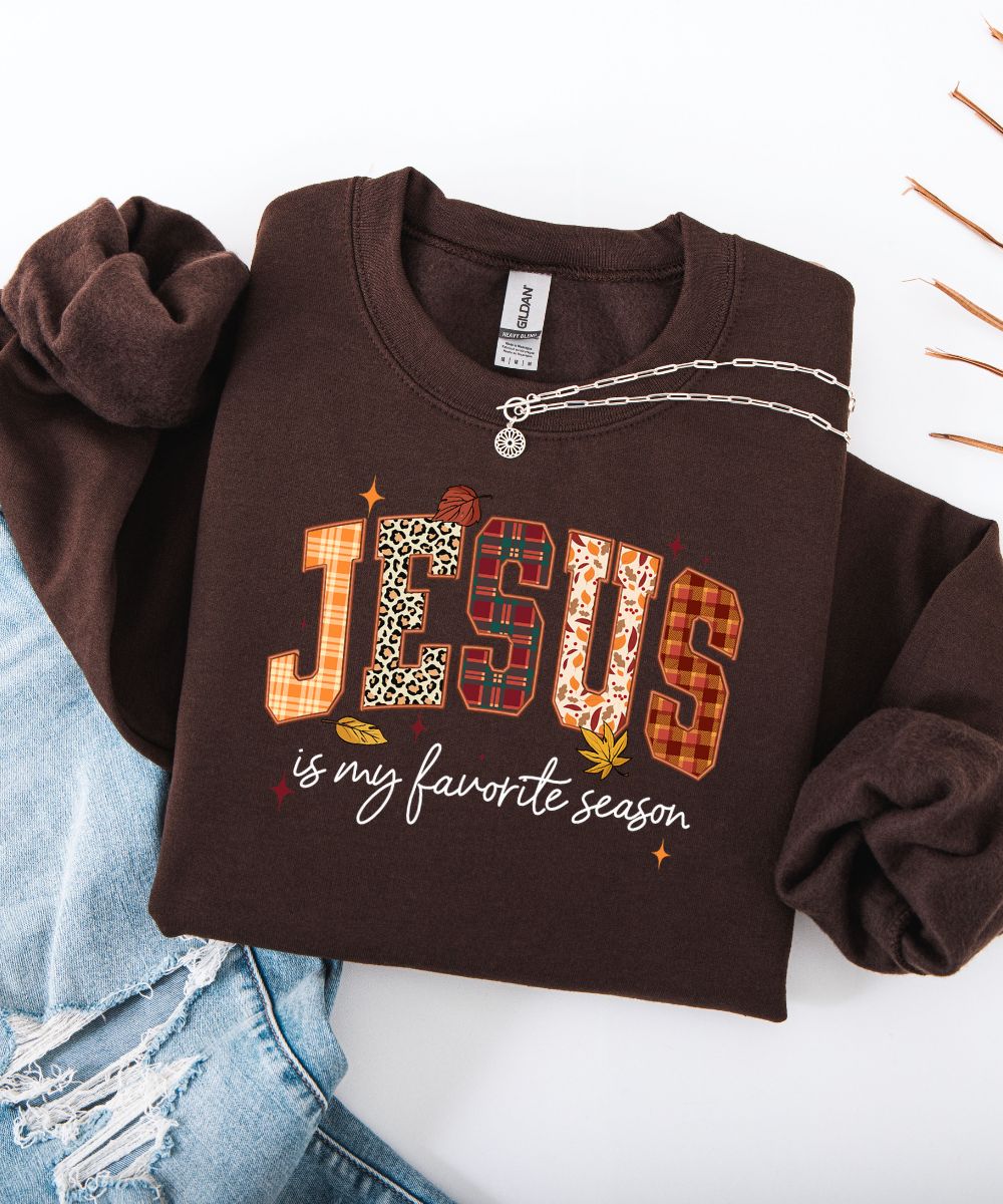 Jesus Is My Favorite Season Sweatshirt